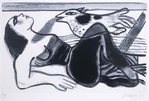 Corneille - Zeefdruk, L'amour au jour le jour 6 verkocht voor € 140!