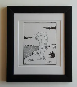 Marc Eemans - Badende - handgesigneerde lithografie kopen? Bied vanaf 59!