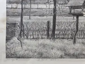 Aart van Dobbenburgh - Tuintje. 1932. kopen? Bied vanaf 20!