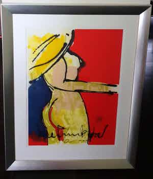Herman Brood - Naked Beauty (met prachtige maatwerklijst) verkocht voor € 475!