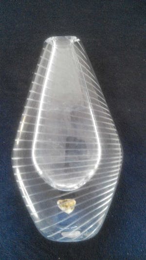 Orrefors - Vaas met lijnendecoratie kopen? Bied vanaf 34!