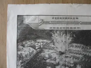 Coenraet Decker - 2 gravures Opblazen ven de schipbrug in de Schelde, 1585 kopen? Bied vanaf 100!