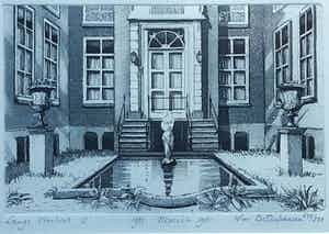 Wim Bettenhausen - Ets " Lange Voorhout 13" verkocht voor € 45!