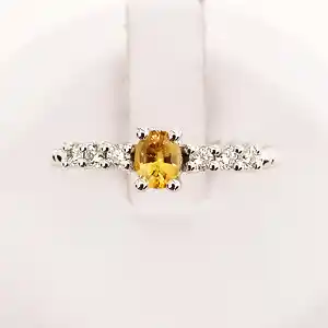 0.31ct Sapphire Ring verkocht voor € 240!