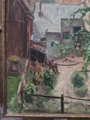 Augustinus van der Linde - Binnenplaats. Wijk bij Duurstede. kopen? Bied vanaf 59!