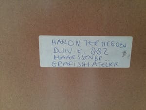 Manon Terheggen - 4 kleuren ets - Vanuit Umesawa Japan kopen? Bied vanaf 1!