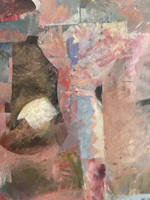 Wil Bouthoorn - olieverf op doek | 'zonder titel' | 1996 (Herkomst nalatenschap Bouthoorn) kopen? Bied vanaf 950!