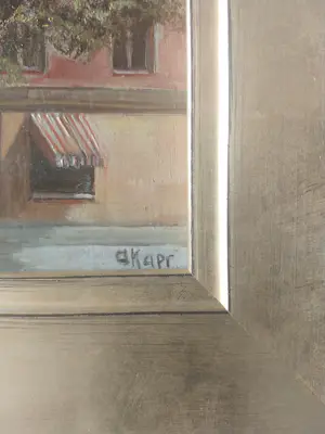 Lois Kapr - Zicht op dorpsplein kopen? Bied vanaf 150!