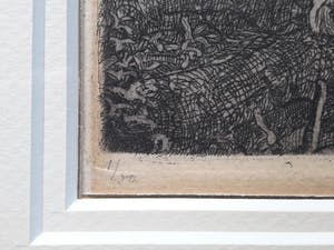 Chris Jansen - Landschap met boom en molen. kopen? Bied vanaf 29!