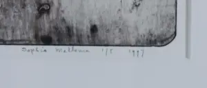 Sophie Mellema - Ets op papier, Zonder titel - Ingelijst kopen? Bied vanaf 50!
