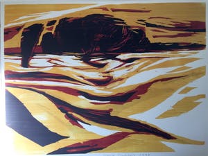 Frank Dekkers - Landschap - Houtsnede kopen? Bied vanaf 80!