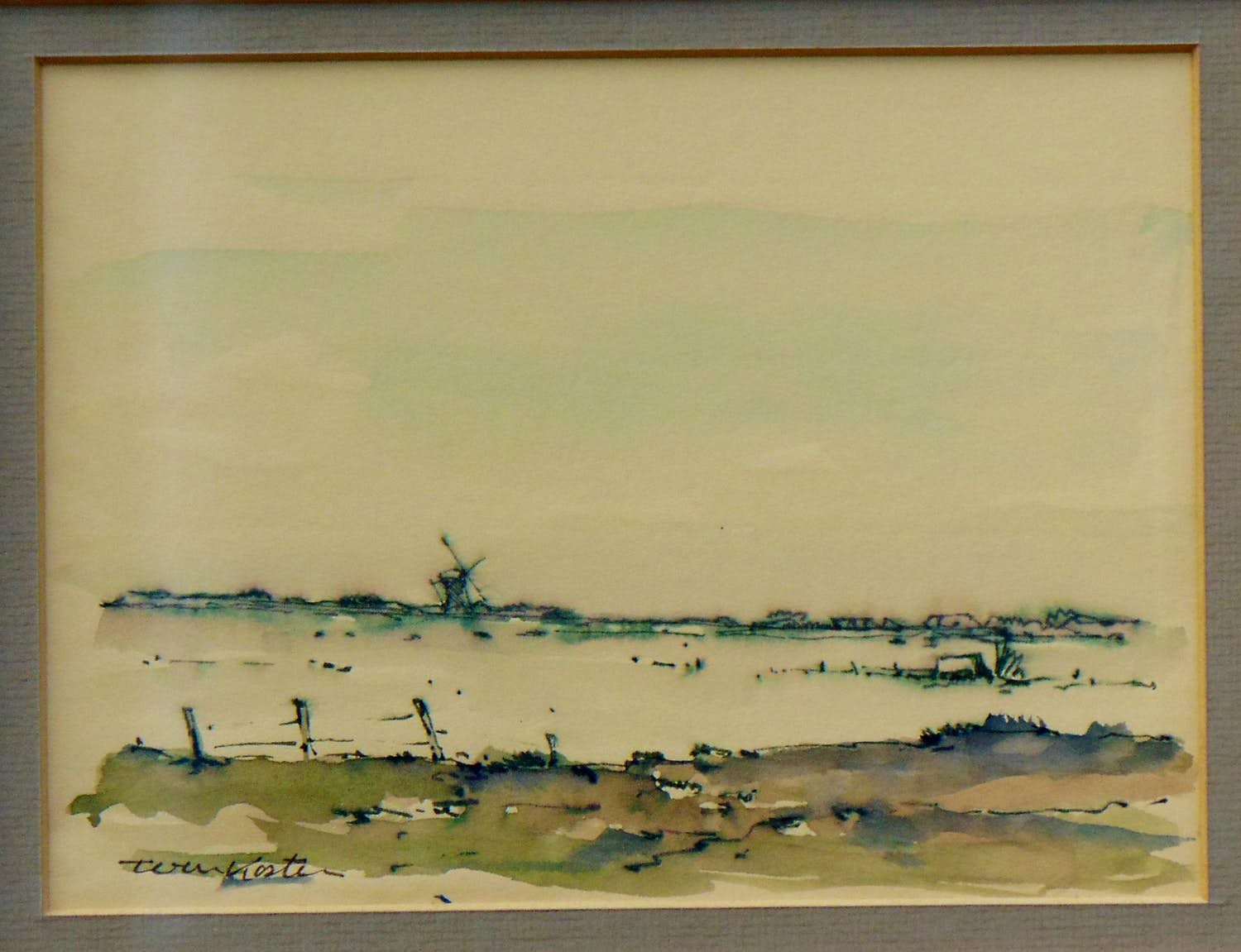 Toon Koster - Hollands landschap verkocht voor € 60!