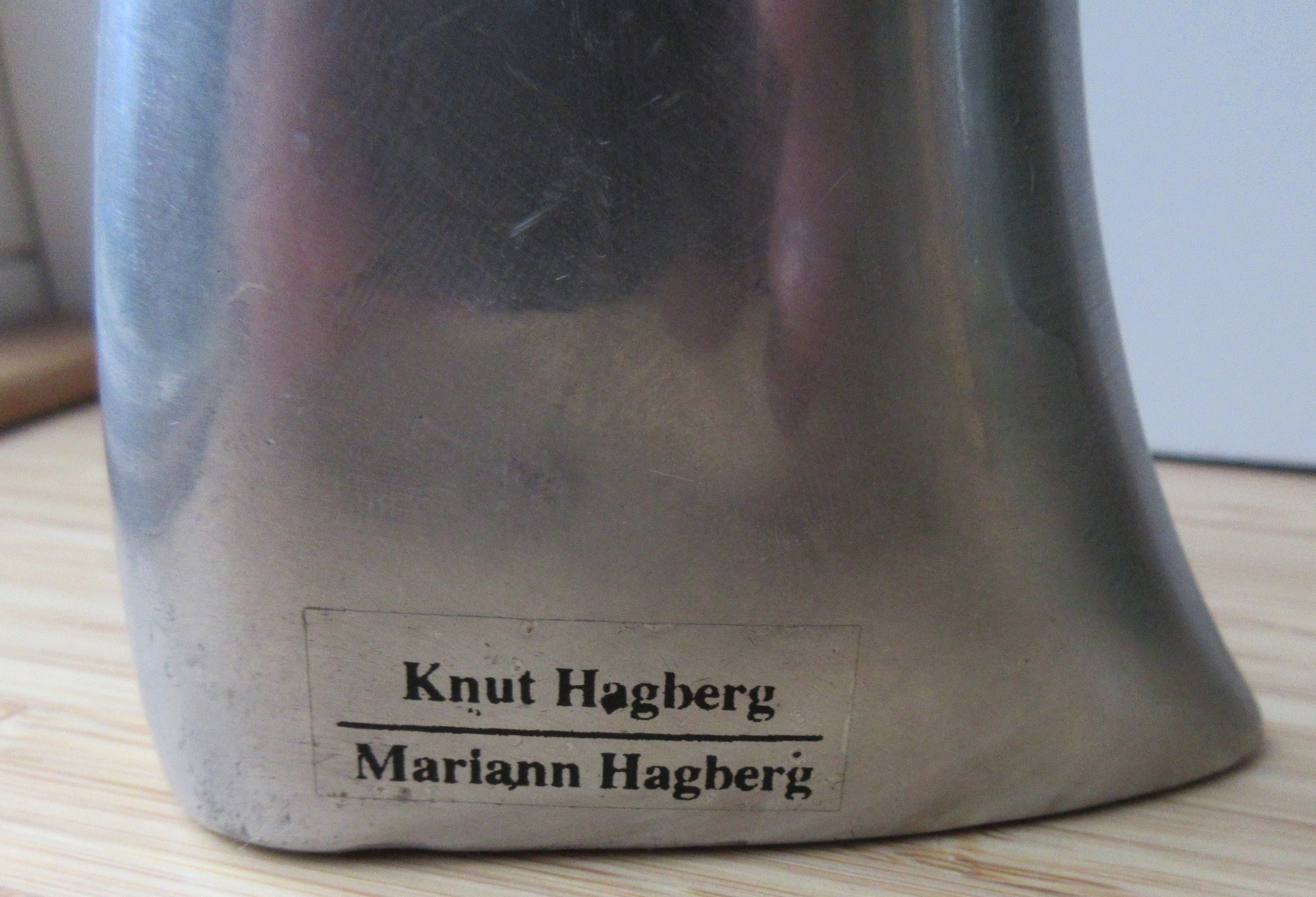 Knut & Marianne Hagberg - Paar Aluminium design sculpturen kopen? Bied vanaf 24!