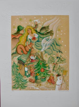 Buy Francoise Deberdt - Le pin et l'homme de neige? Bid from 25!