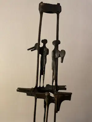 Wim Rijvers - Sculptuur "De ontmoeting" kopen? Bied vanaf 600!