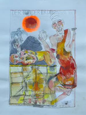 Astrid Feuser - Astrid Feuser, "The Cosmic Octave", 12-delige cyclus, 1988, gesigneerd kopen? Bied vanaf 3400!