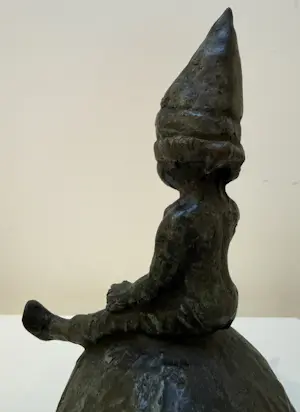 Nicolas Dings - Bronzen sculptuur | 'JA en NEE (regeren de wereld)' | 1998 kopen? Bied vanaf 550!
