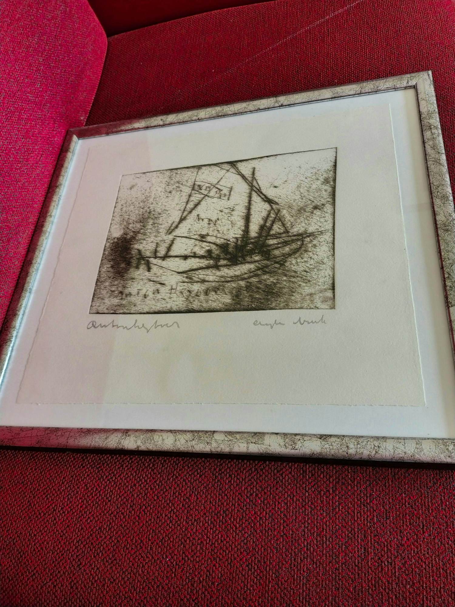 Anton Heyboer - Zeilschip verkocht voor € 80!
