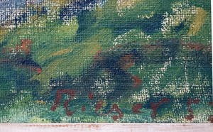 Willy Rieser - Olieverf op doek: 'Bij Maastricht' - Ingelijst kopen? Bied vanaf 165!