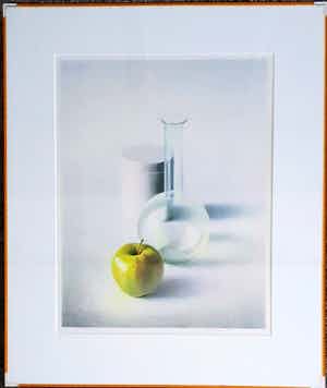 Olav Cleofas van Overbeek - Stilleven met karaf en appel verkocht voor € 40!