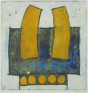 Lily Corver - Ets / aquatint, Zonder titel - Ingelijst kopen? Bied vanaf 40!