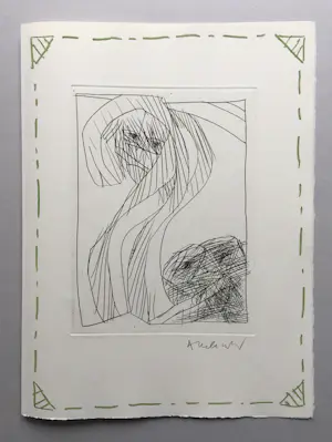 Pierre Alechinsky - kleurenets L’origine du monde 3 - 1993 kopen? Bied vanaf 595!