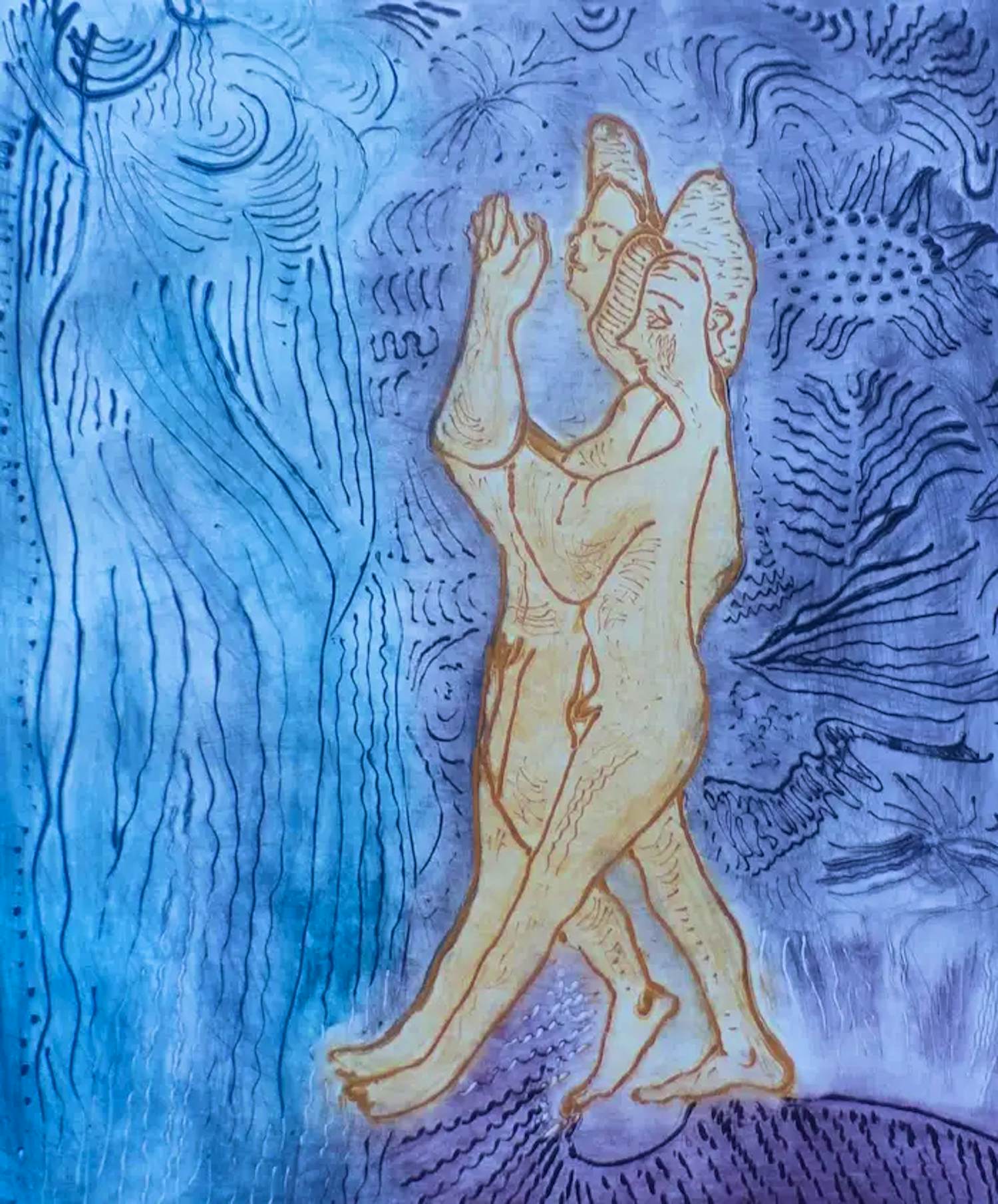 Tamaz Abashidze - Ets: "Waterval" - 1998 kopen? Bied vanaf 40!