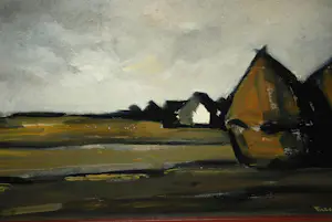 Pieter de Bodt - Landschap Brabant - olieverfschilderij kopen? Bied vanaf 175!