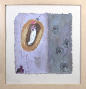 Liesbeth Rahder - Zeefdruk, Zonder titel - Ingelijst kopen? Bied vanaf 35!