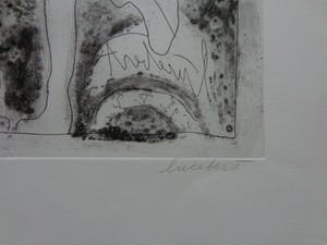 Lucebert - TYPISCHE FIGURATIE / ZW-W ETS / 65x50cm / SIG / 1993 kopen? Bied vanaf 135!