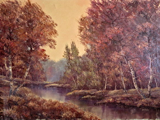 Gerry van der Linden - Buurse Beek - Olieverf op doek - groot - gesigneerd kopen? Bied vanaf 1!