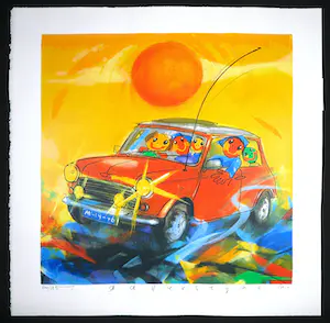 Ad Verstijnen - Zeefdruk, Austin 7 kopen? Bied vanaf 1!