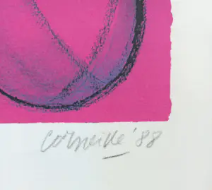 Corneille - Femme, oiseaux, chat, soleil, zeefdruk kopen? Bied vanaf 250!