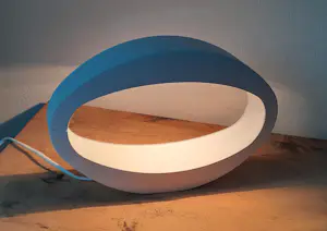 Philips - Iconische design tafellamp "Berio" in aluminium met witte coating kopen? Bied vanaf 100!