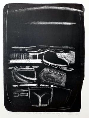 Hisako Viruly Abe - abstracte steendruk - Fantazy in Ruin – in Italy 3/18 kopen? Bied vanaf 1!