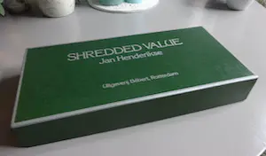 Jan Henderikse - Shredded value- gelimiteerde en gesigneerde oplage 1989 kopen? Bied vanaf 275!