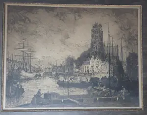 Martin van Waning - Gezicht op Dordrecht. kopen? Bied vanaf 39!