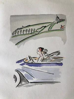 Kees van Dongen - In de auto - 1925 kopen? Bied vanaf 485!