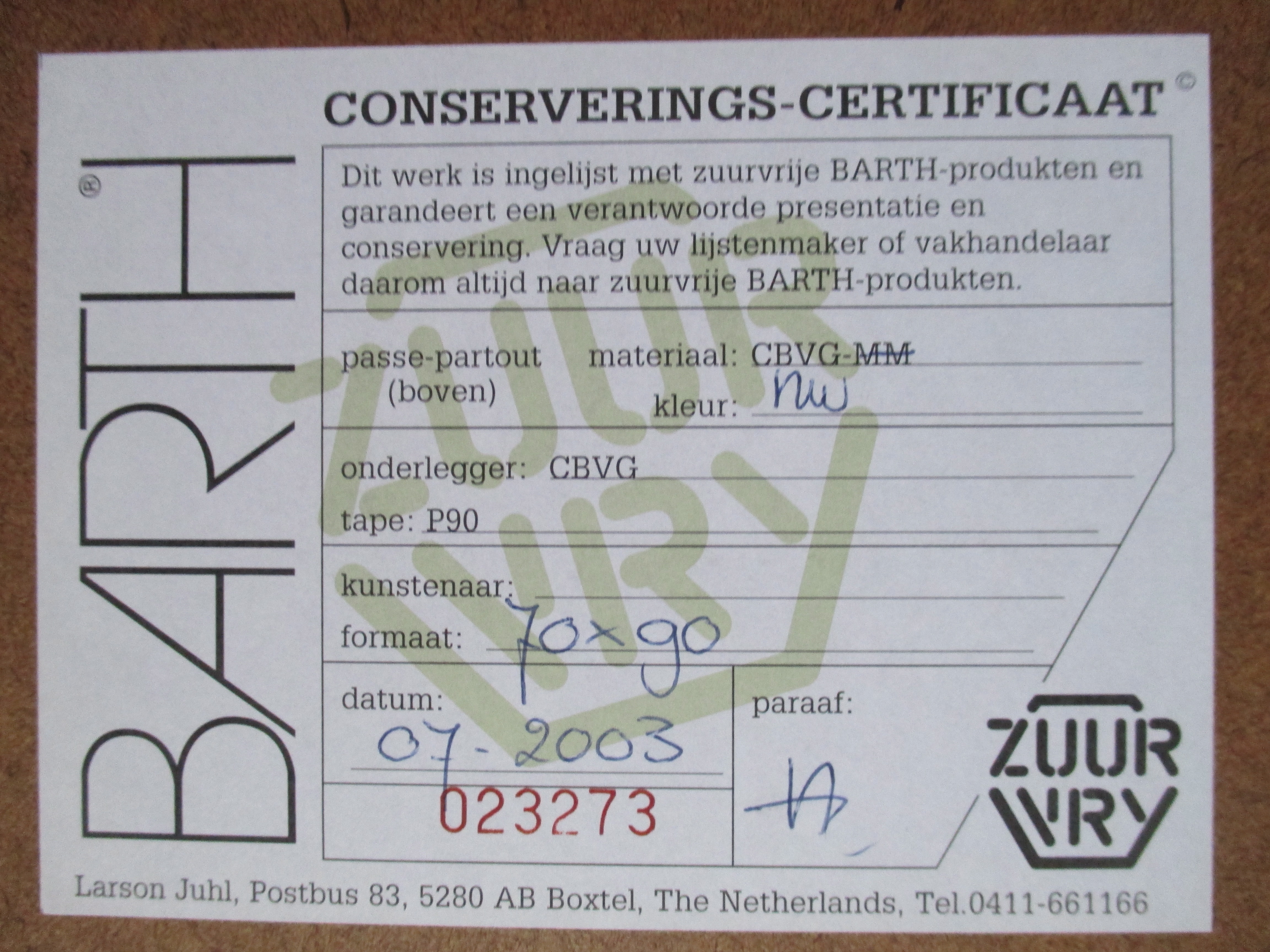 Margot de Jager - Grote gelijst aluminiumprint 'Laagland III'- kleine oplage- Barth Lijst kopen? Bied vanaf 60!