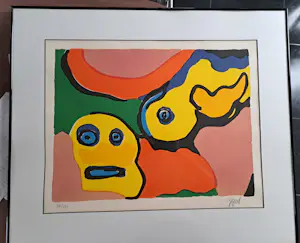 Karel Appel - Figuur en vogel kopen? Bied vanaf 650!