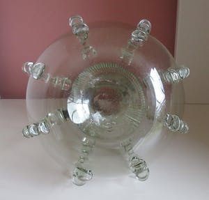 Niet of onleesbaar gesigneerd - Replica van 18e eeuwse Antieke glazen Bruidskaraf kopen? Bied vanaf 10!