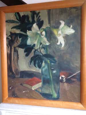 Piet van Wijngaerdt - Witte amaryllis verkocht voor € 80!