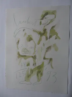 Lucebert - steendruk - 1993 kopen? Bied vanaf 200!