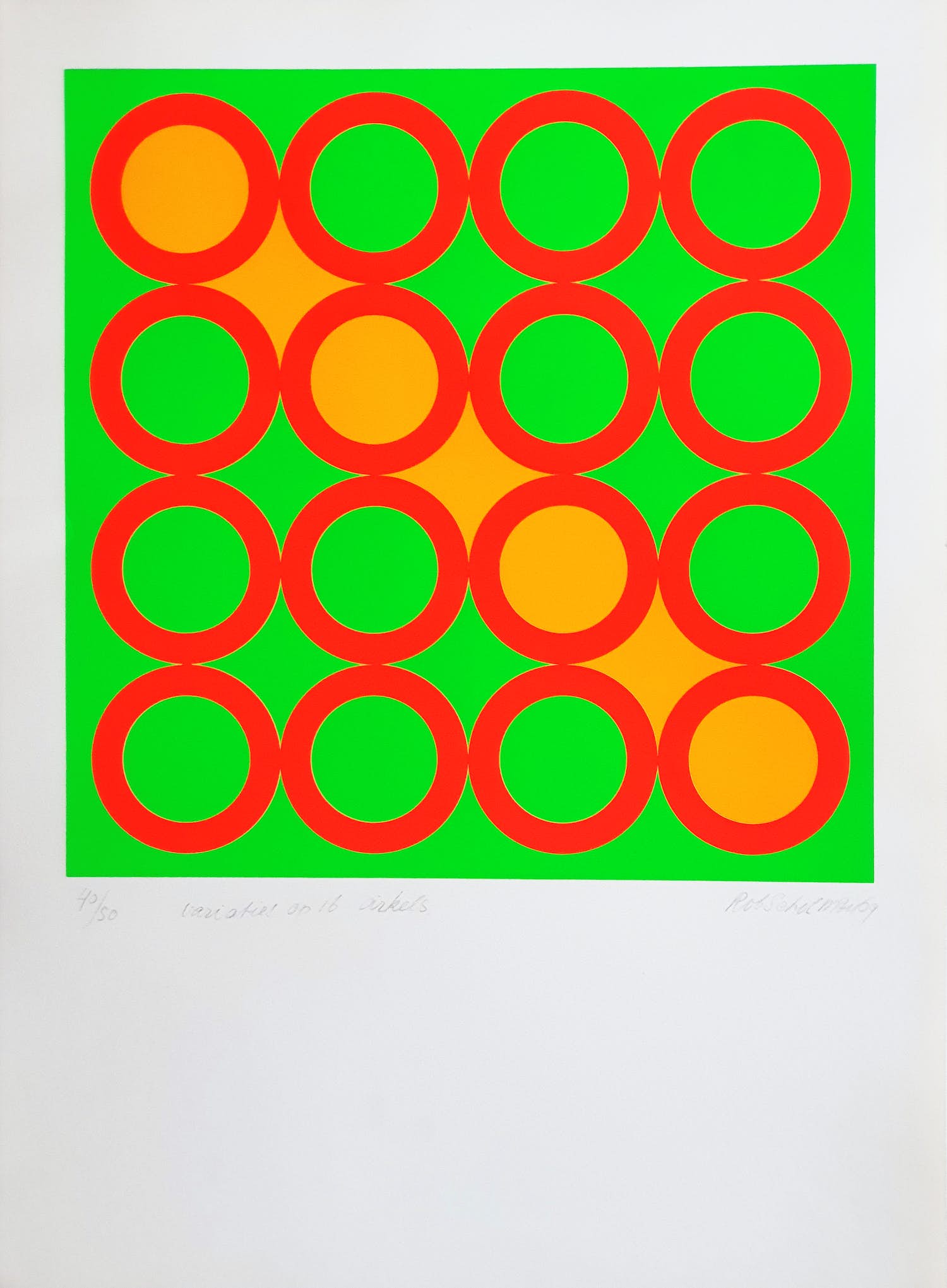 Rob Schotman - variaties op 16 cirkels kopen? Bied vanaf 50!