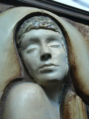 Klaas de Boer - & Reinier den Adel : Reliëfbeeld van keramiek , Keramisch tableau - 1983 kopen? Bied vanaf 500!