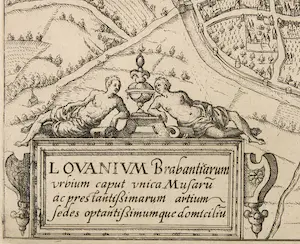 Ludovico Guicciardini - Gravure, Lovanium Brabantiarum kopen? Bied vanaf 35!