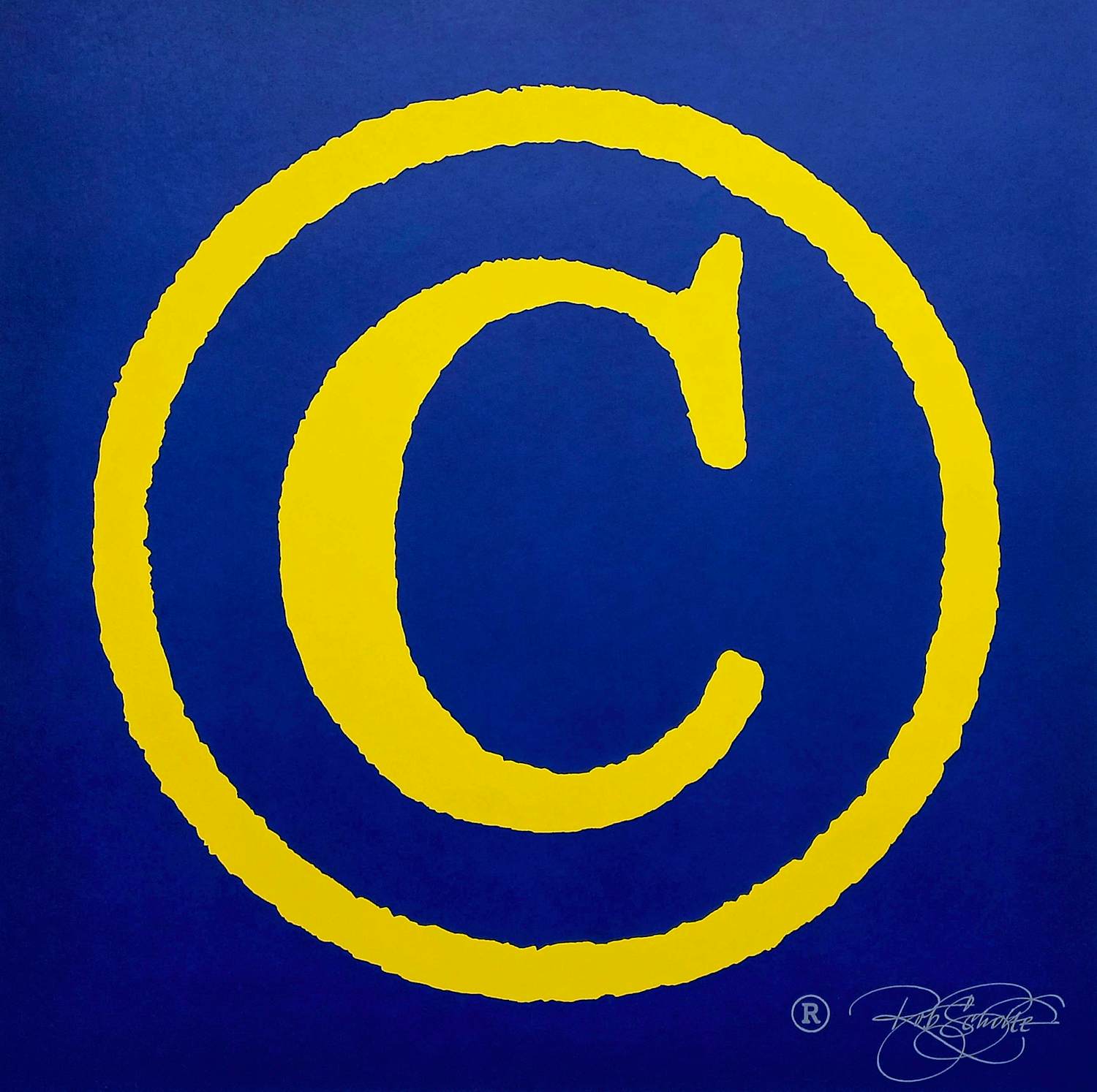 Rob Scholte - Copyright, zeefdruk (groot) kopen? Bied vanaf 125!