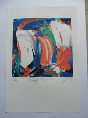 JAS - Zeefdruk, Orange Favoriete kopen? Bied vanaf 30!