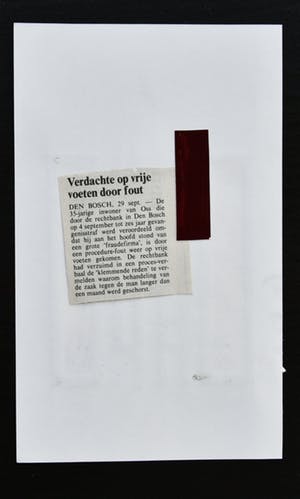 Siep van den Berg - Siep van den Berg # DUBBELZIJDIGE COMPOSITIE met collage # 1990 kopen? Bied vanaf 45!
