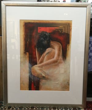 Betty Jansma-Ijzerman - C4461-A8 - Ineengedoken naakt kopen? Bied vanaf 250!